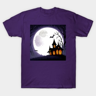 Eerie Haunt - Night of Fright Halloween T-Shirt